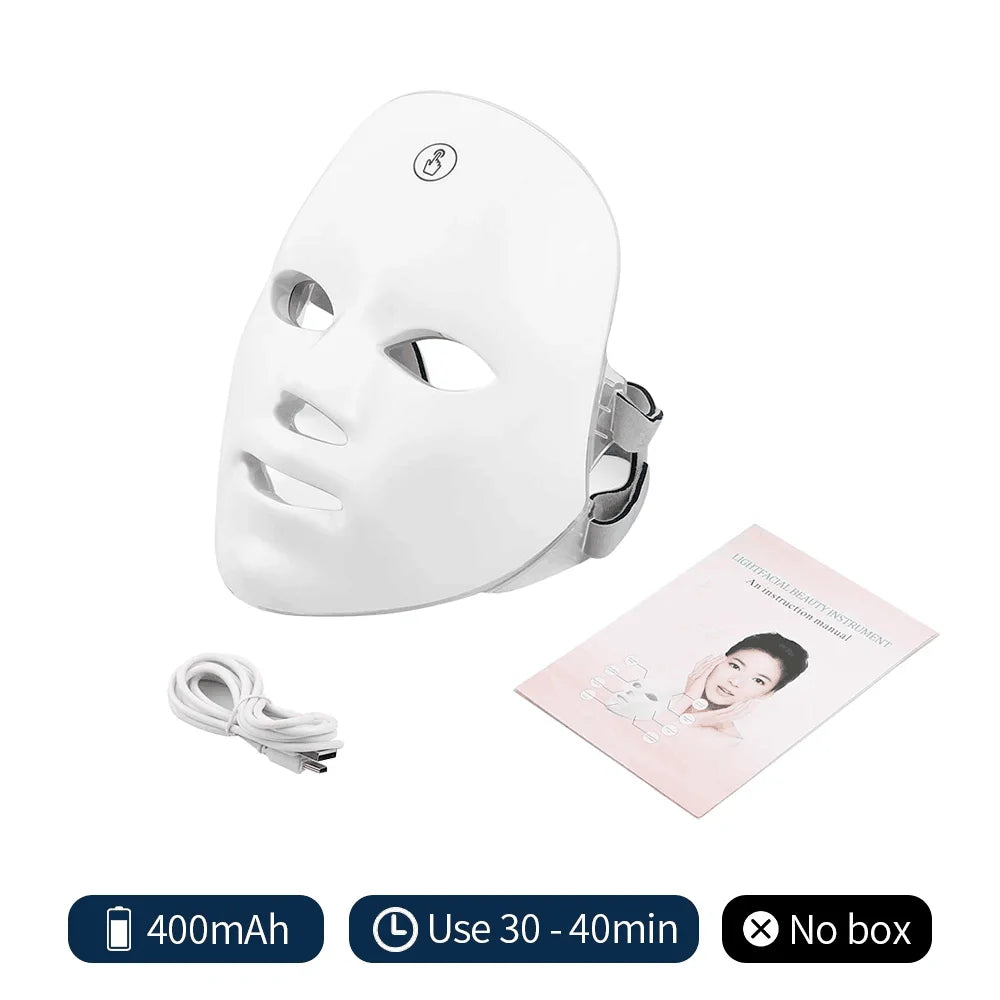 Advanced 7-Color LED Mask for Skin Therapy & Rejuvenation