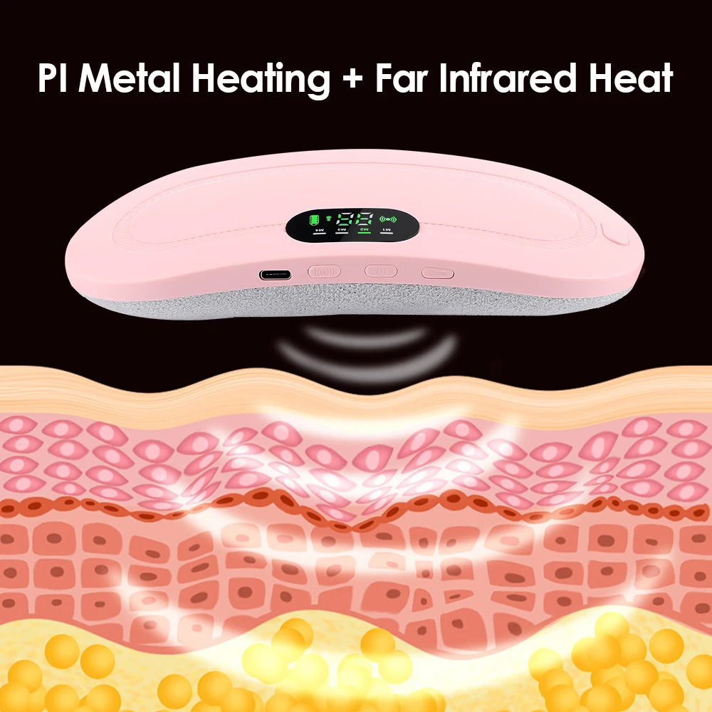 Smart Menstrual Heating & Massager Belt – Pain & Cramp Relief Device