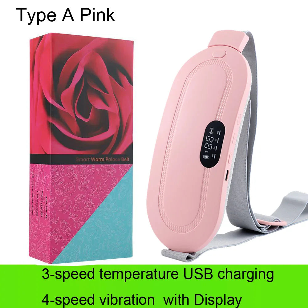 Smart Menstrual Heating & Massager Belt – Pain & Cramp Relief Device