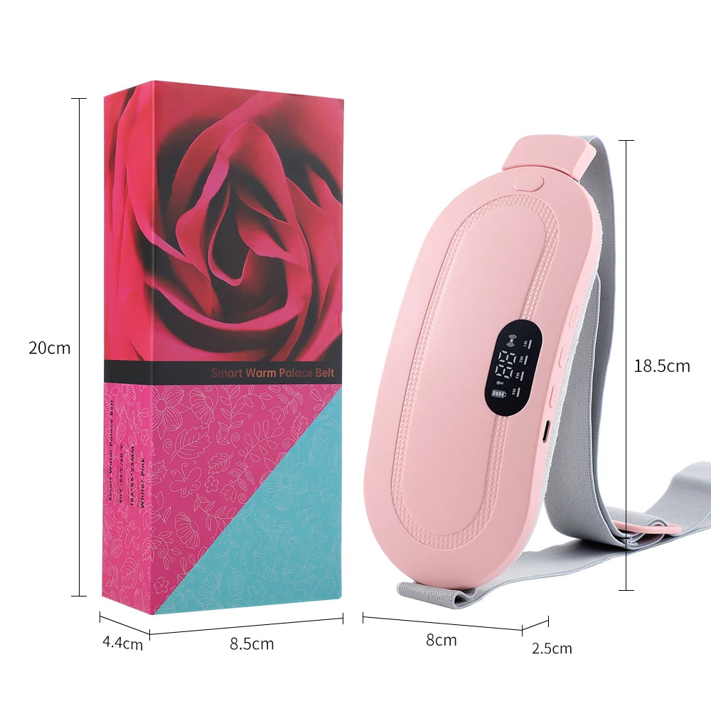 Smart Menstrual Heating & Massager Belt – Pain & Cramp Relief Device