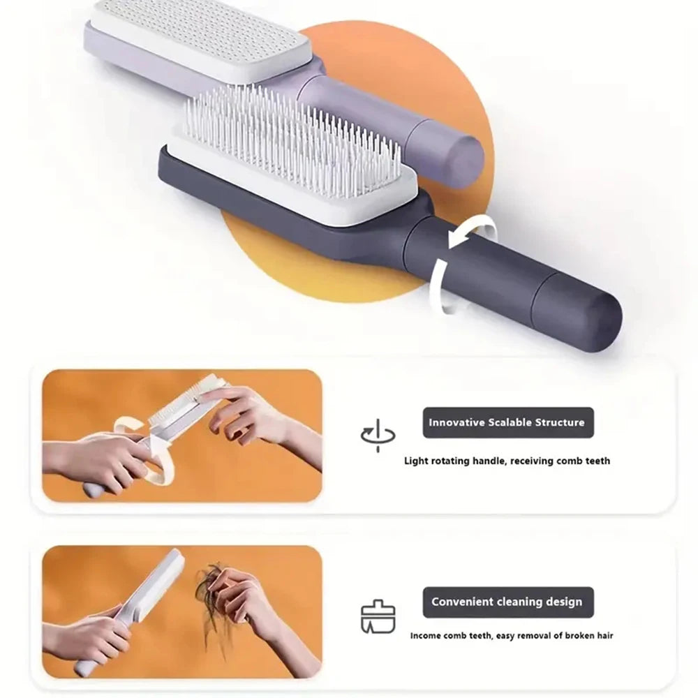 Self-Cleaning Scalp Massage Brush