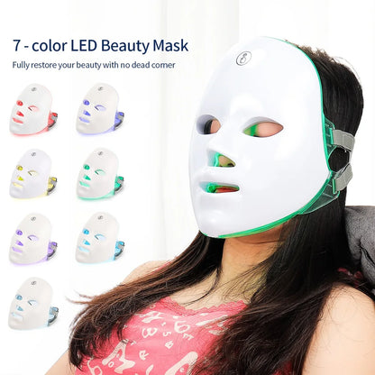 Advanced 7-Color LED Mask for Skin Therapy & Rejuvenation
