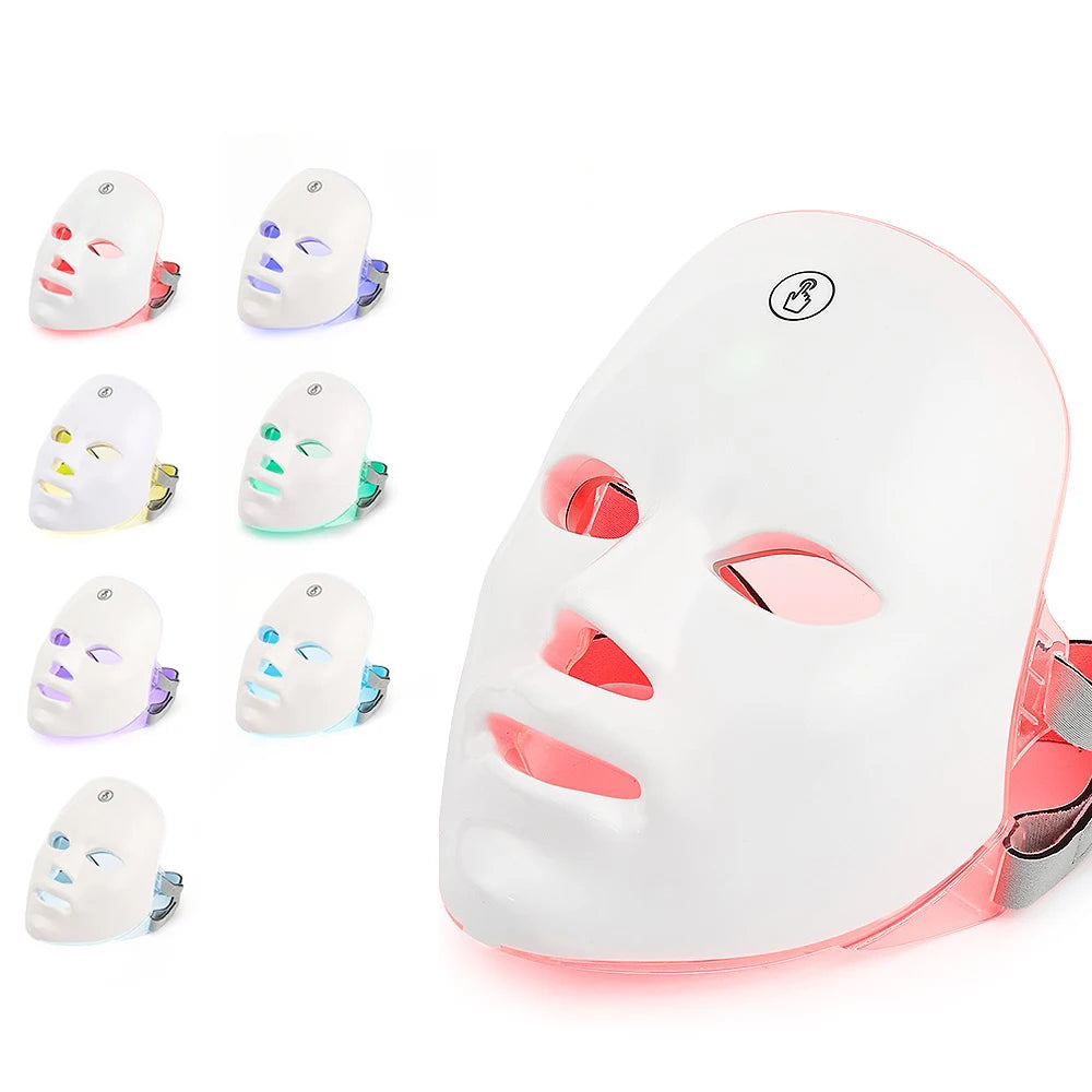 Advanced 7-Color LED Mask for Skin Therapy & Rejuvenation
