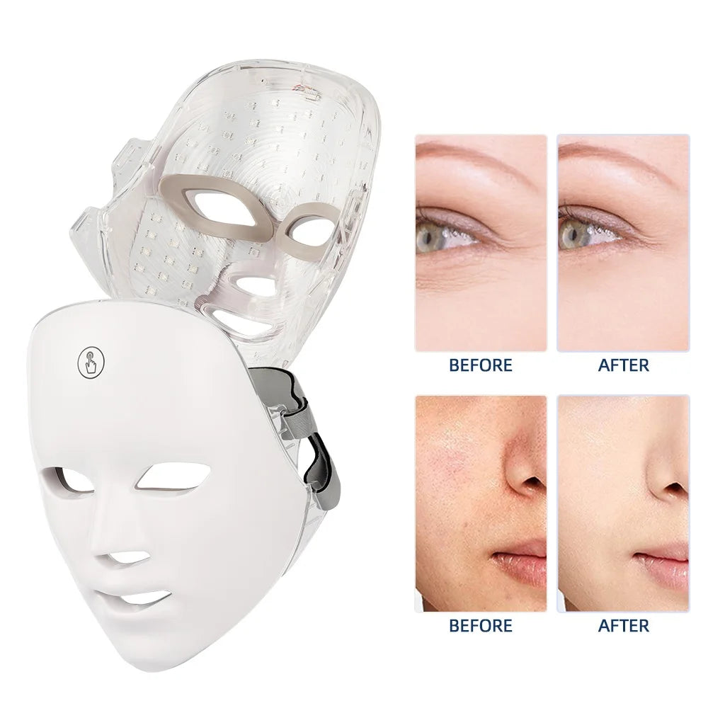 Advanced 7-Color LED Mask for Skin Therapy & Rejuvenation