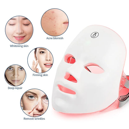 Advanced 7-Color LED Mask for Skin Therapy & Rejuvenation